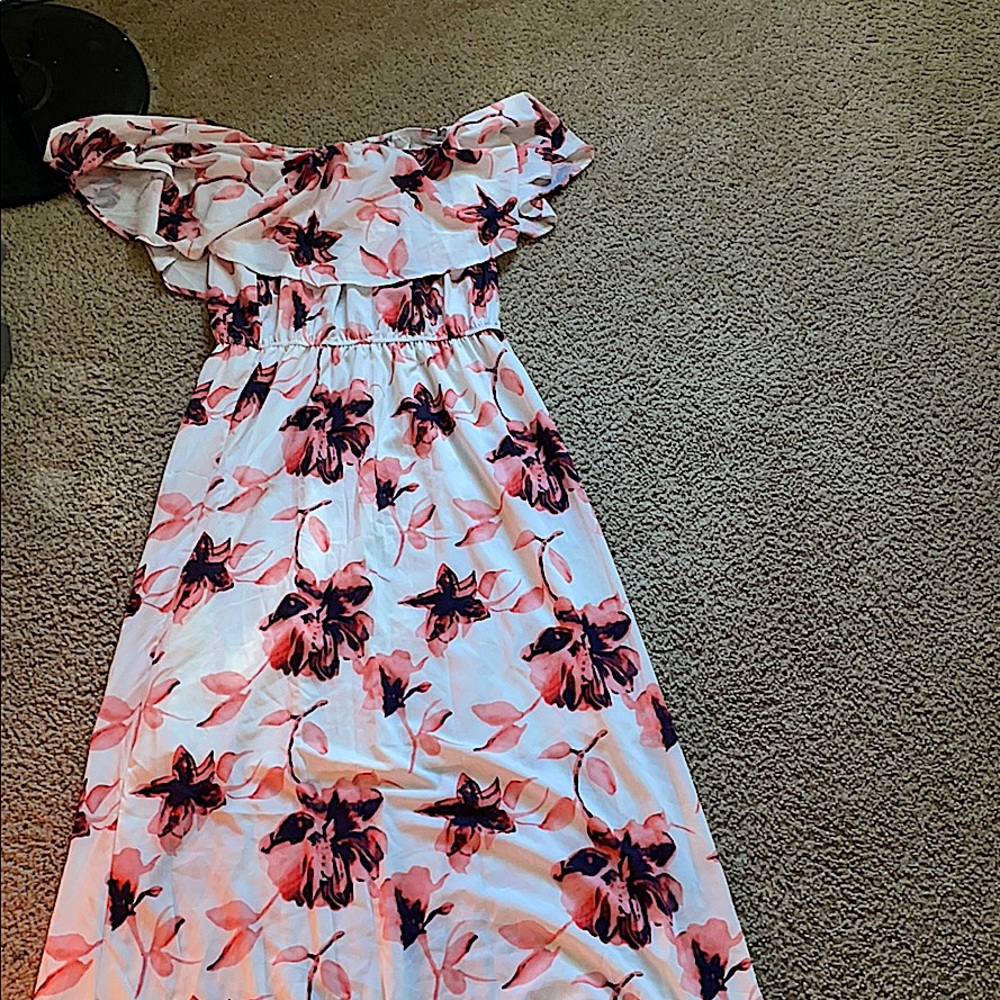 EXTREMELY BRIGHT GORGEOUS STRAPLESS DRESS!!